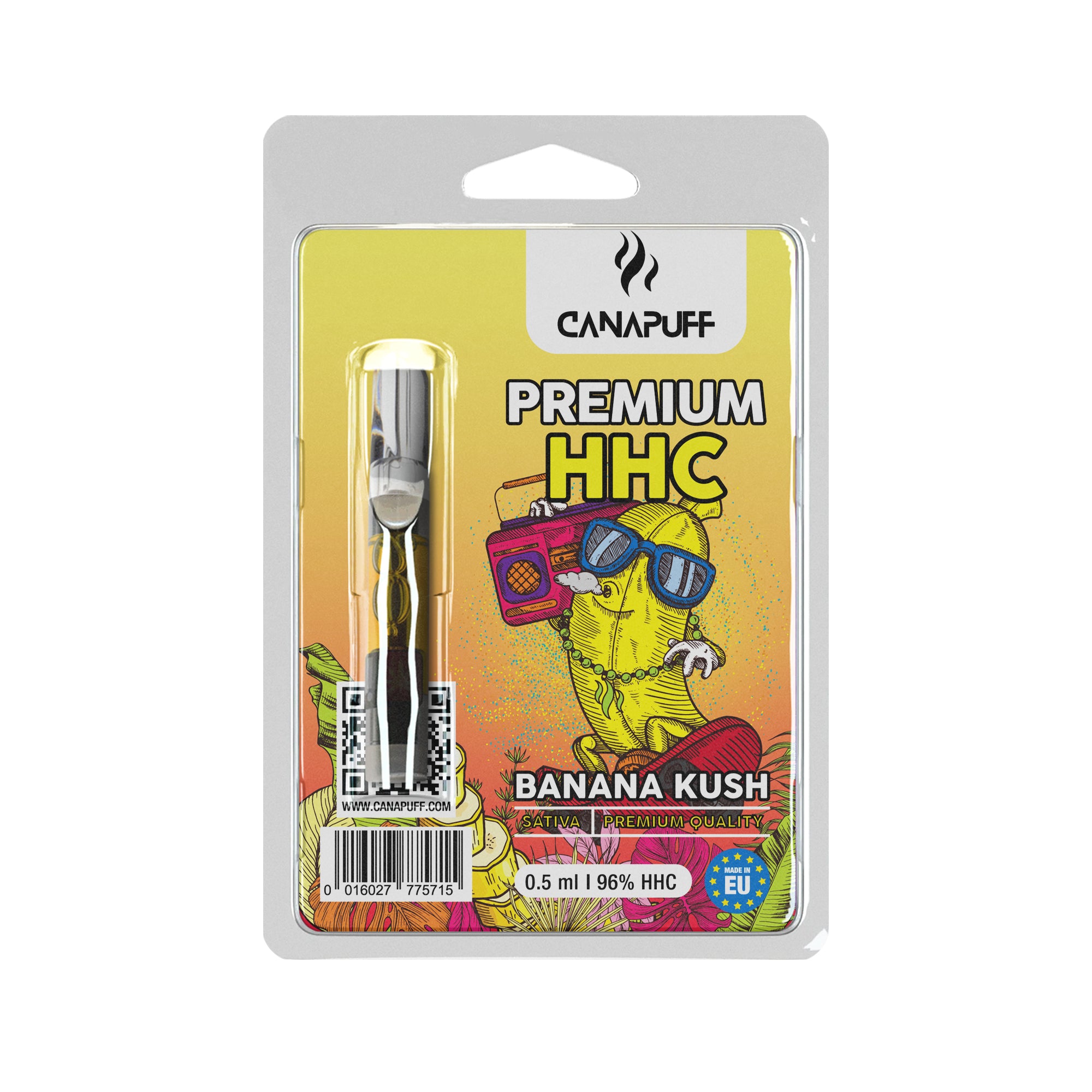 HHC 96% - Banana Kush Cartridge - Sweet Relaxation 🍌✨