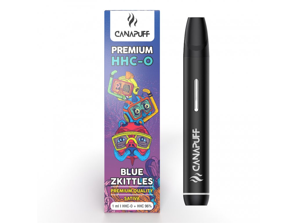 BLUE ZKITTLES 96% HHC-O - CanaPuff - ONE USE - 1ml