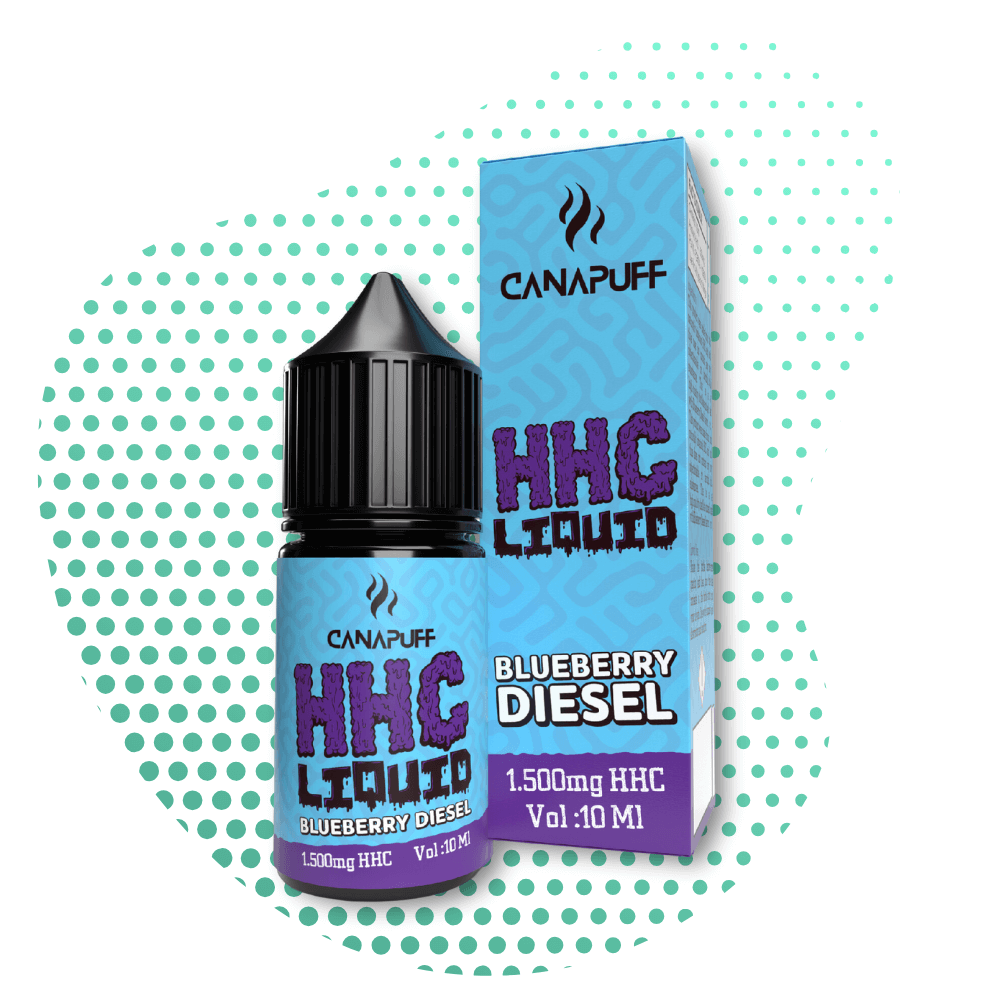 HHC Liquid 1.500mg - Blueberry Diesel