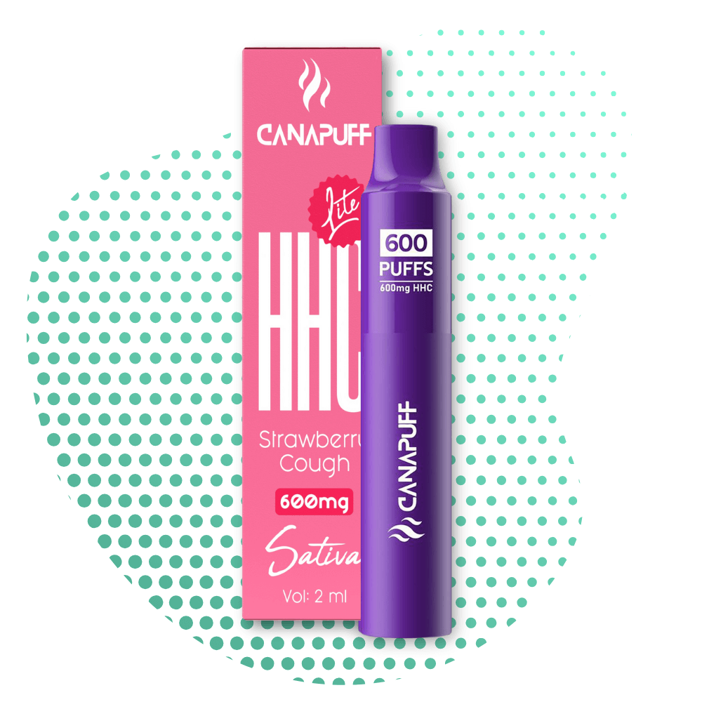 HHC Lite Vape - Strawberry Cough 🌟🍓 | Canapuff