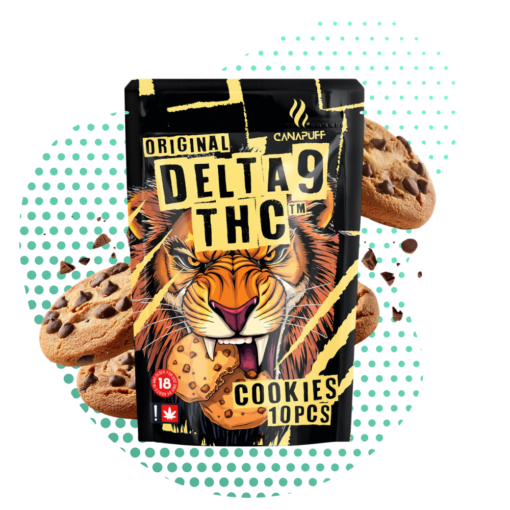 Delta 9 THC Cookies - 10uds 