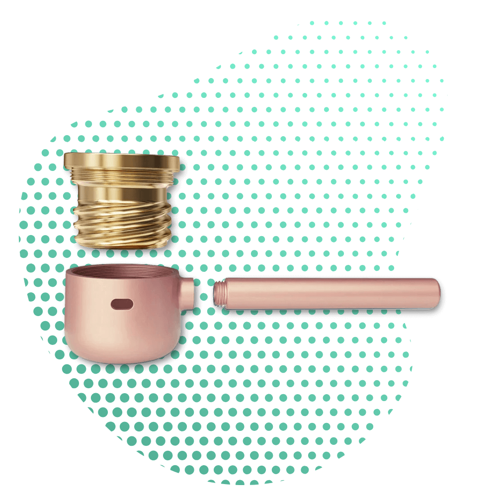 Vessel Pipe - Rose Gold