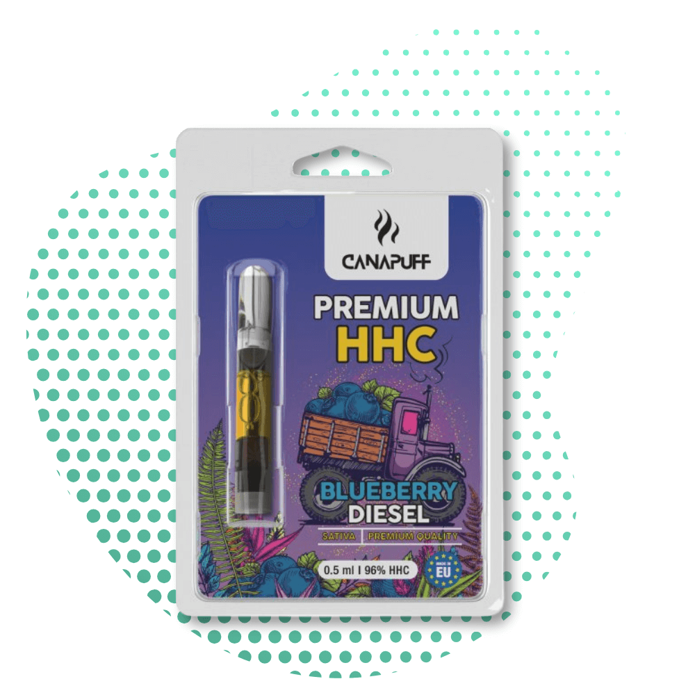 CanaPuff - BLUEBERRY DIESEL - HHC 96%-cartridge