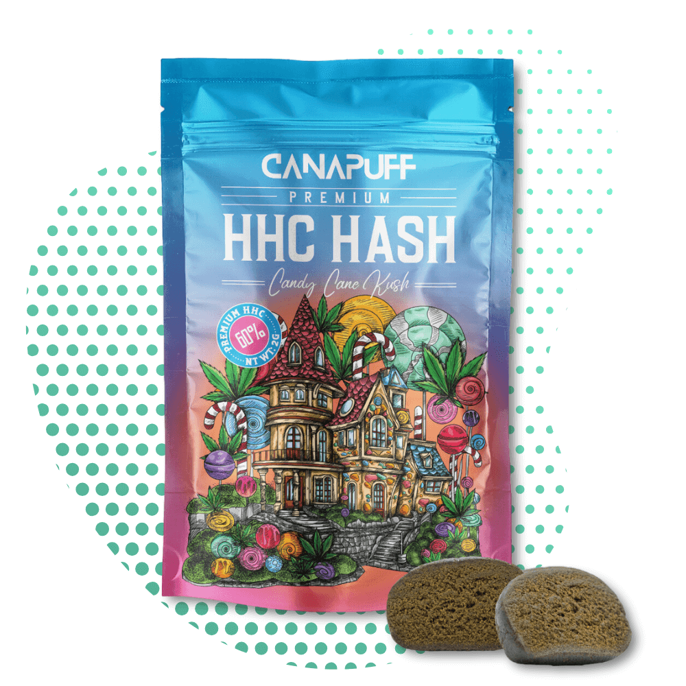 Canapuff HHC Hash - Bastón de Caramelo Kush - 60