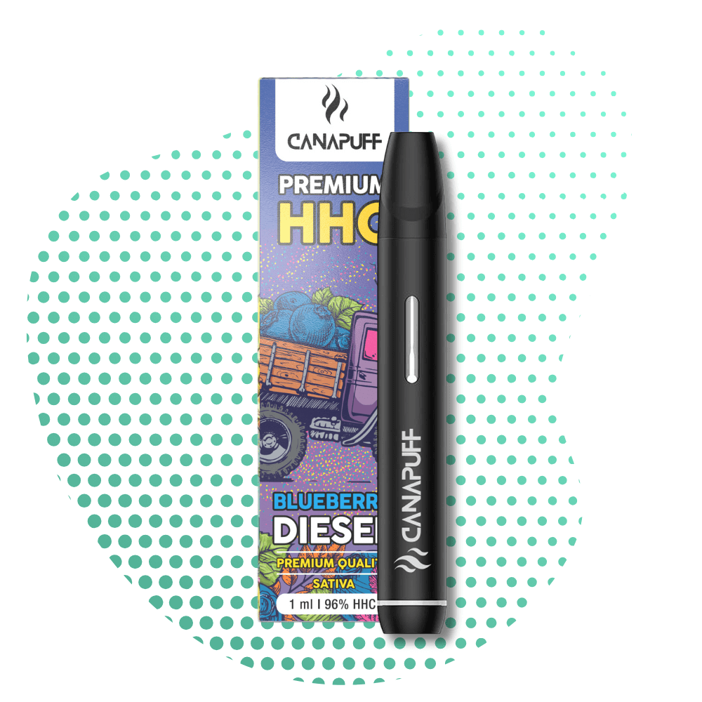 BLUEBERRY DIESEL 96% HHC - CanaPuff - ONE-USE - 1ml