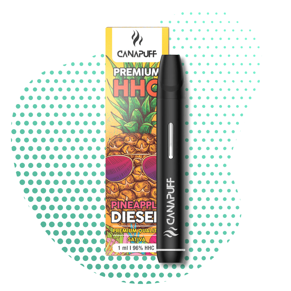 PINEAPPLE DIESEL 96% HHC - CanaPuff - ONE-USE - 1ml