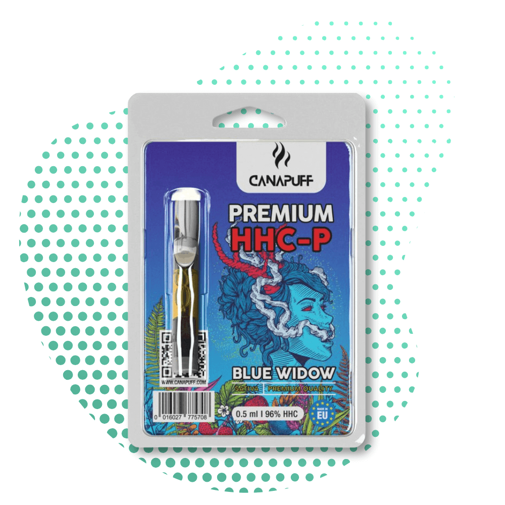 HHC-P Blue Widow 96% Cartridge - Refreshing Bliss 🌬️✨