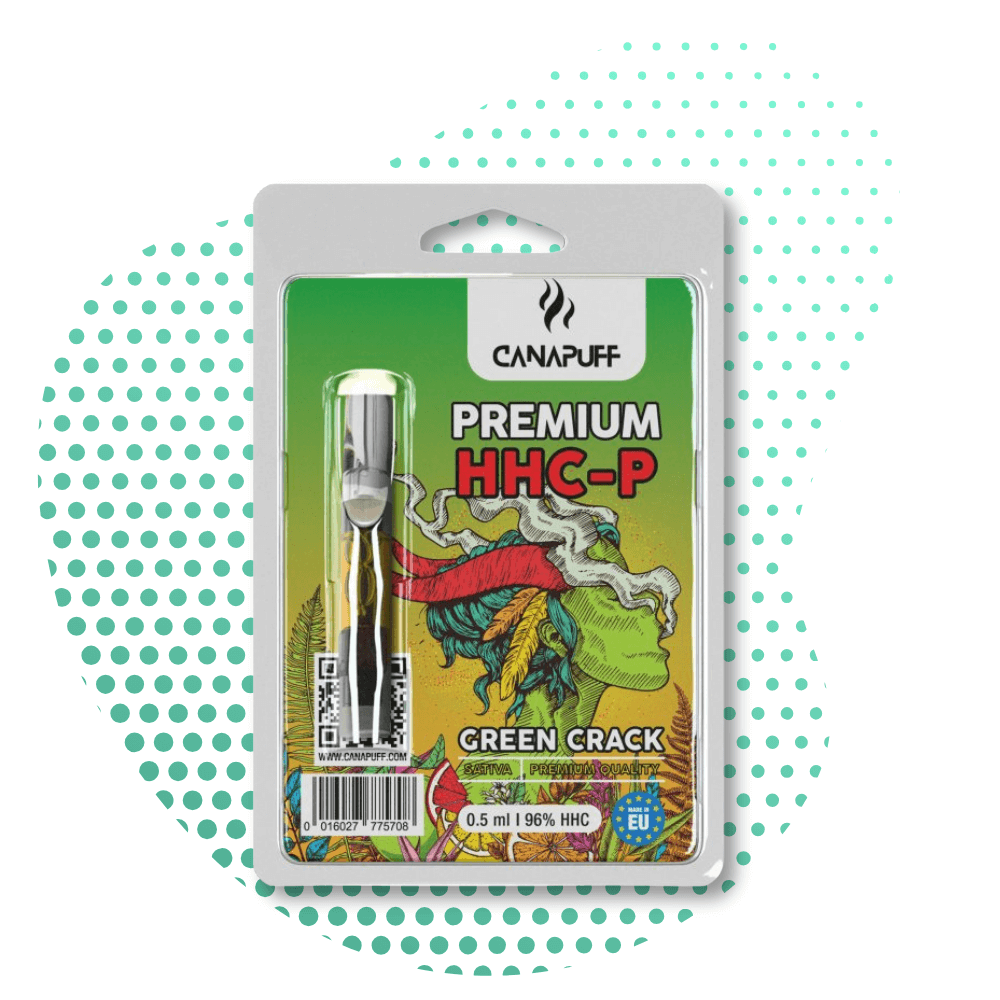 CanaPuff - GREEN CRACK - HHC-P 96%-cartridge