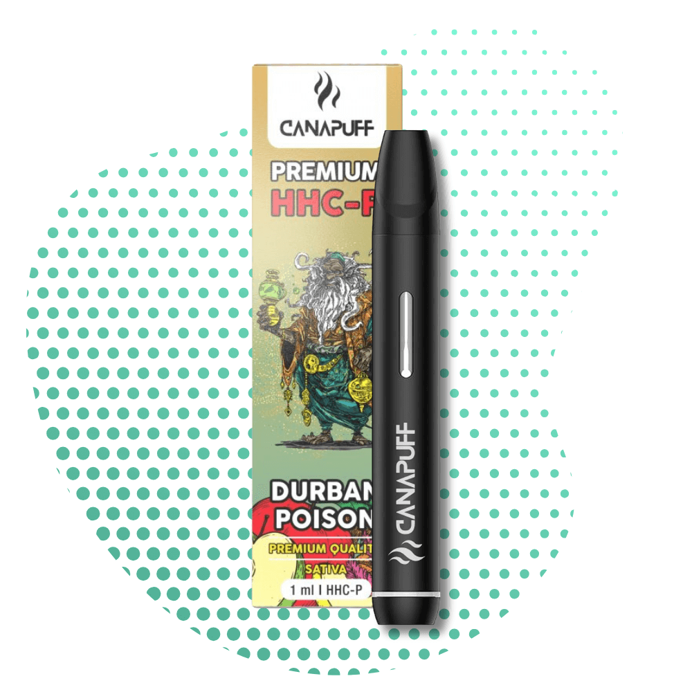 POISON DURBAN 96% HHC-P - CanaPuff - ONE USE - 1ml