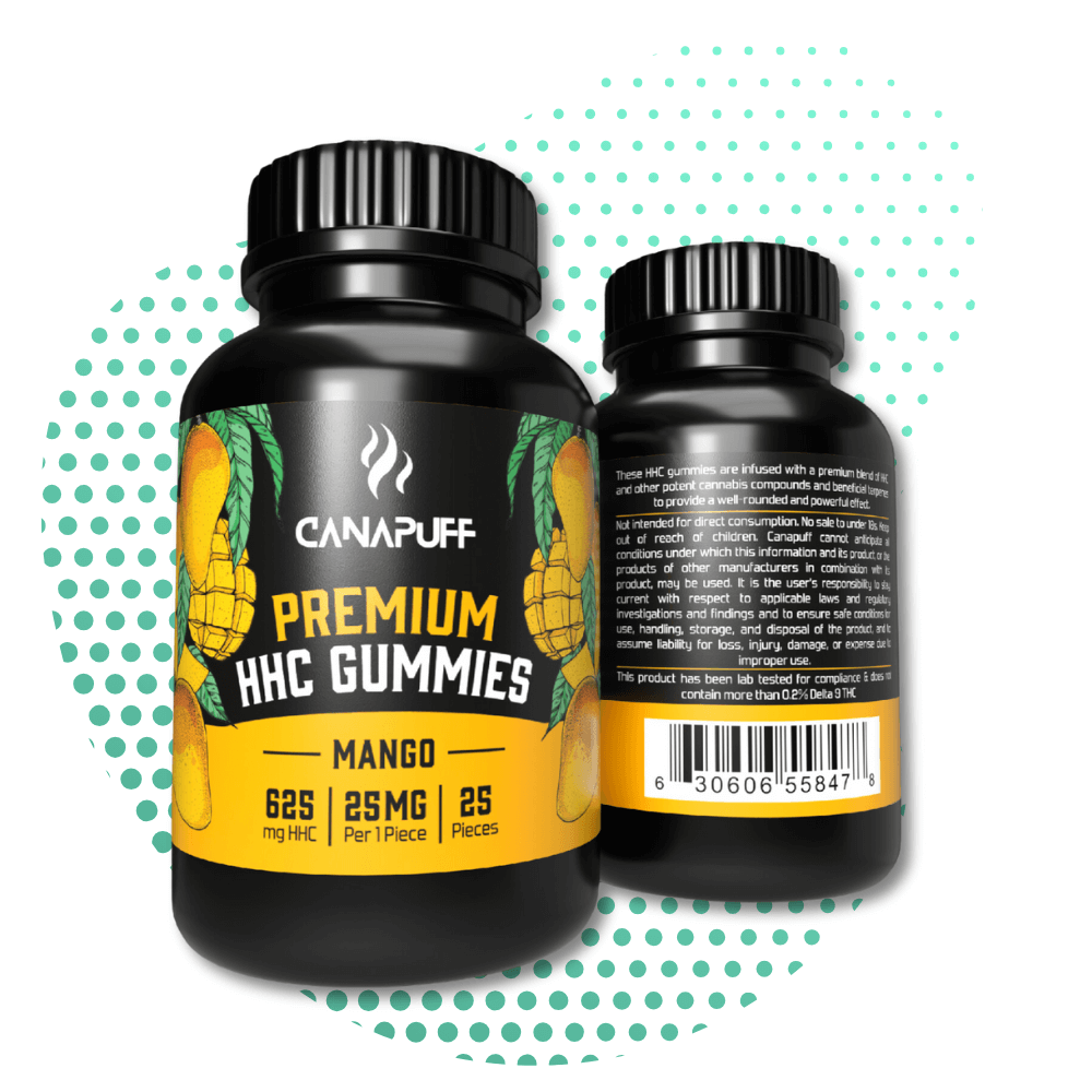 Canapuff HHC Gummies - Mango - 20ks