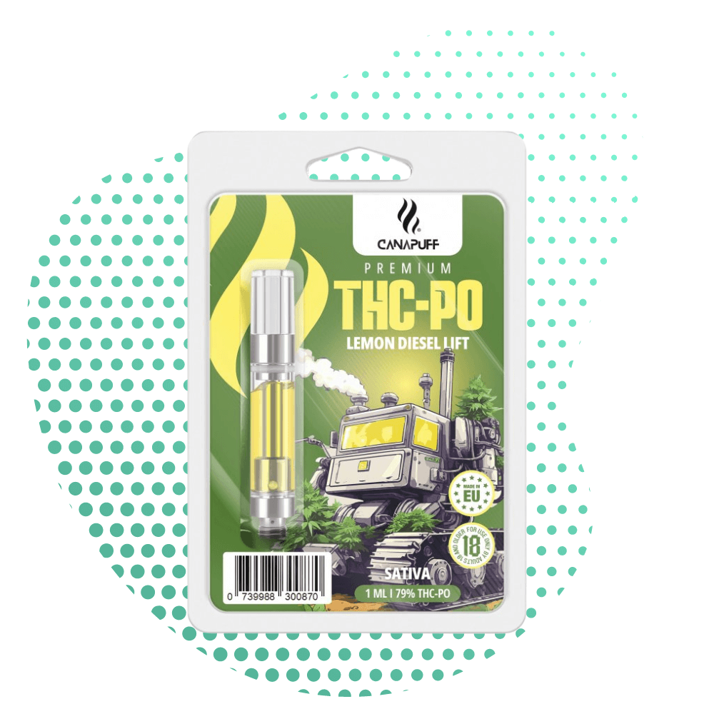 CanaPuff - Lemon Diesel Lift - THC-PO 79% - cartridge