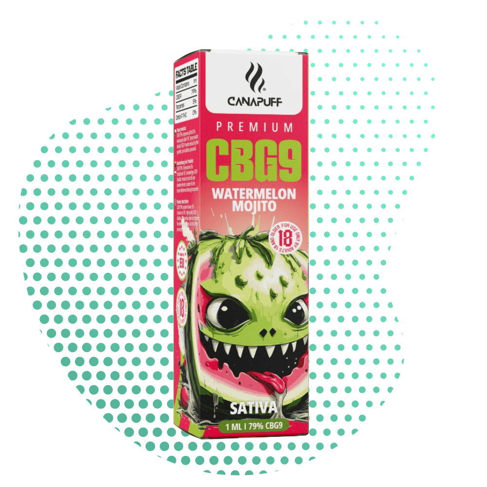 Watermelon Mojito 79% CBG9 - Canapuff - One Use - 1ml