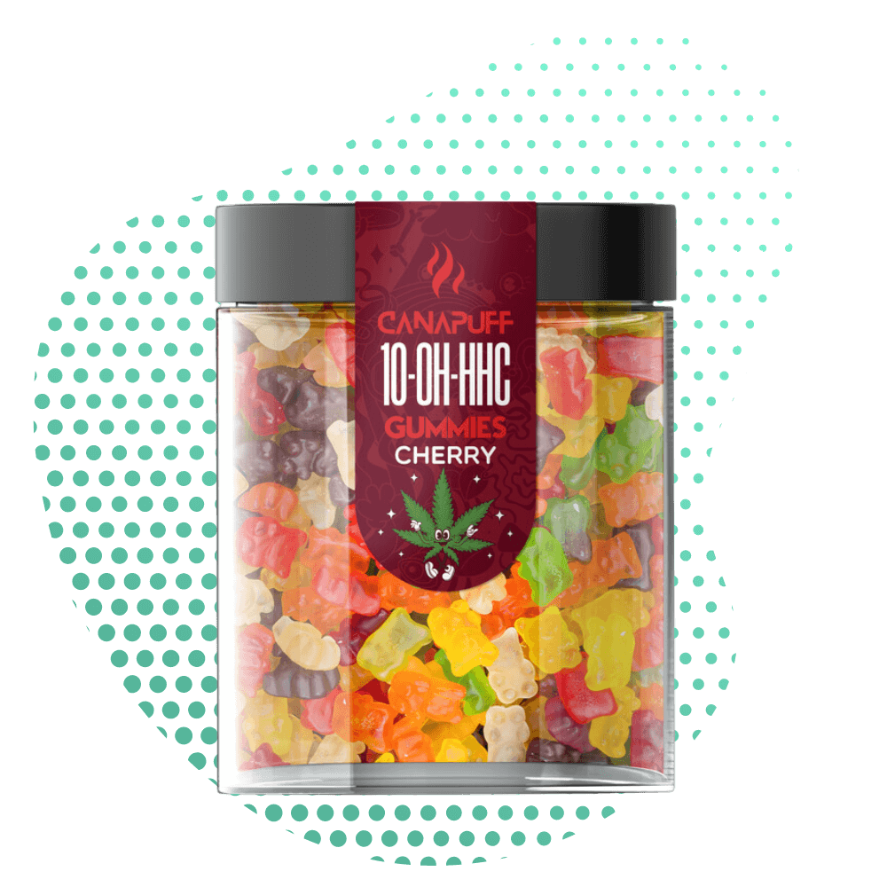 Canapuff - 10-OH-HHC Gummies - Cherry Canapuff