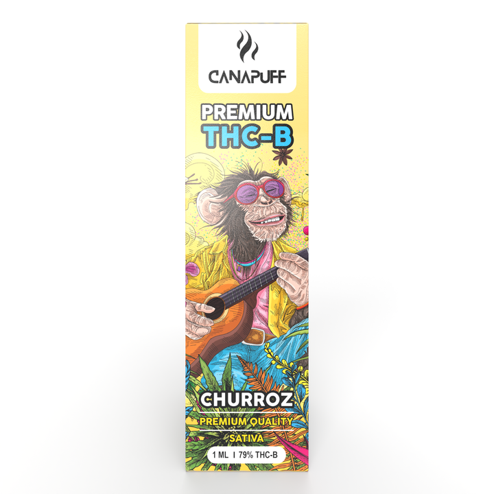 Churroz 79% - THC-B - Canapuff - na jedno použití 1ml