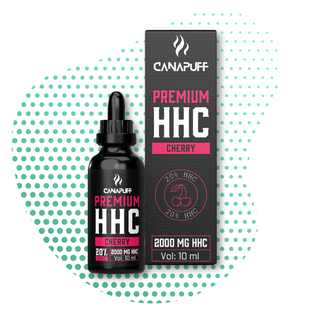 Canapuff Premium HHC Oil - Cherry 20% (en anglais)