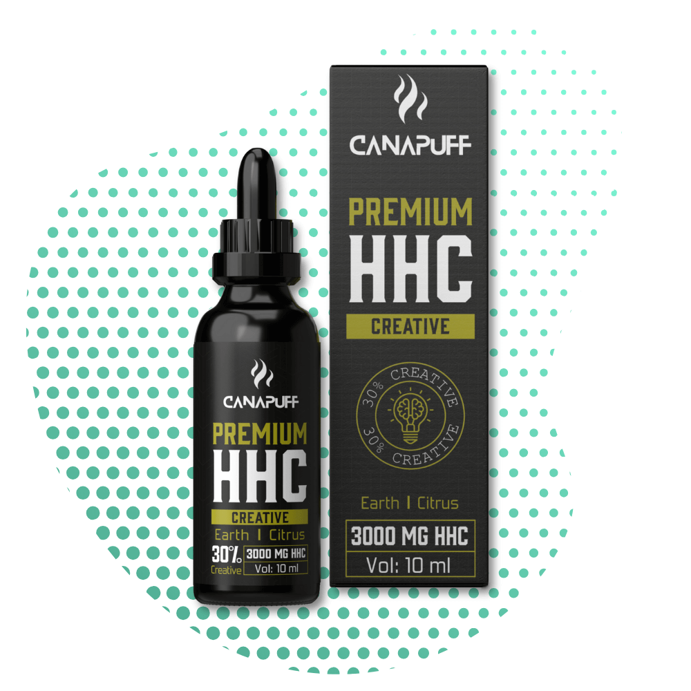 Canapuff Premium HHC Oil - Δημιουργικό 30%