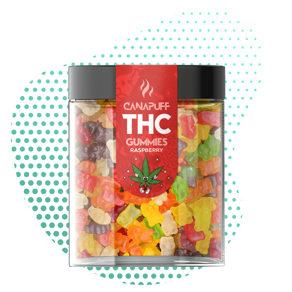 THC Gummies Raspberry Canapuff