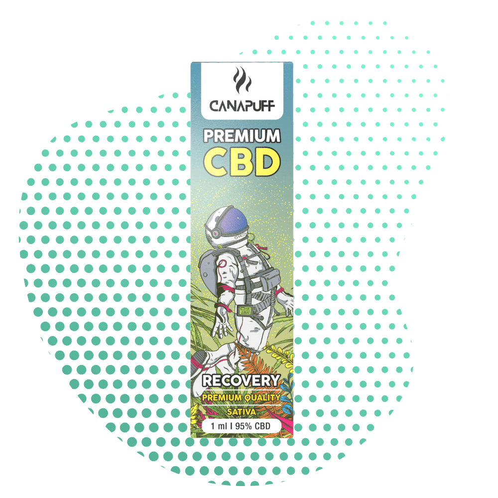 RECOVERY 95% CBD - CanaPuff - EEN GEBRUIK - 1ml