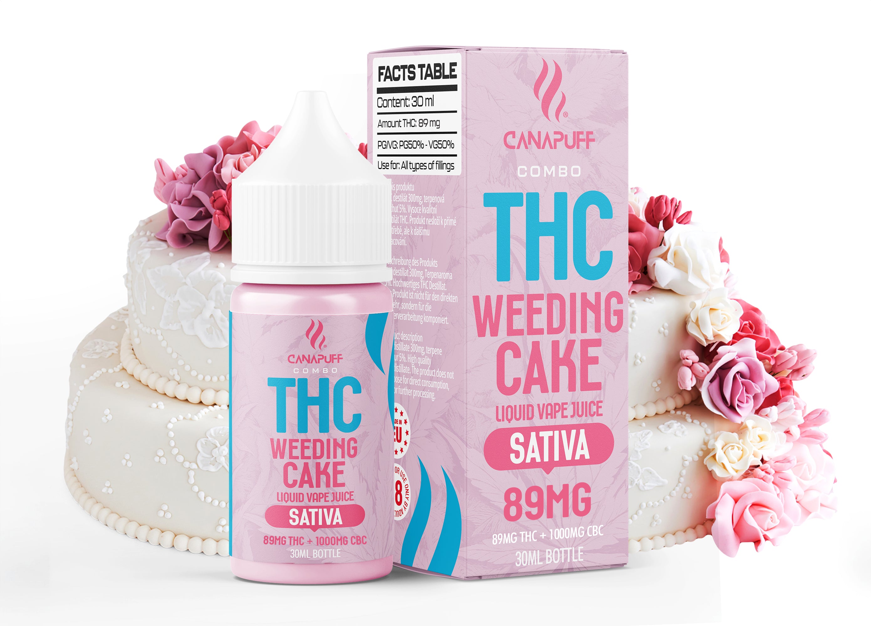 THC Liquid 89mg - Weeding Cake Canapuff