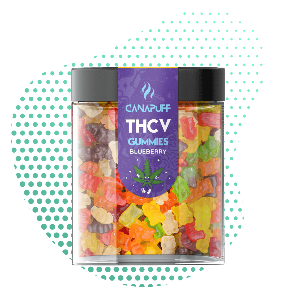 Canapuff THCv Gummies Blueberry