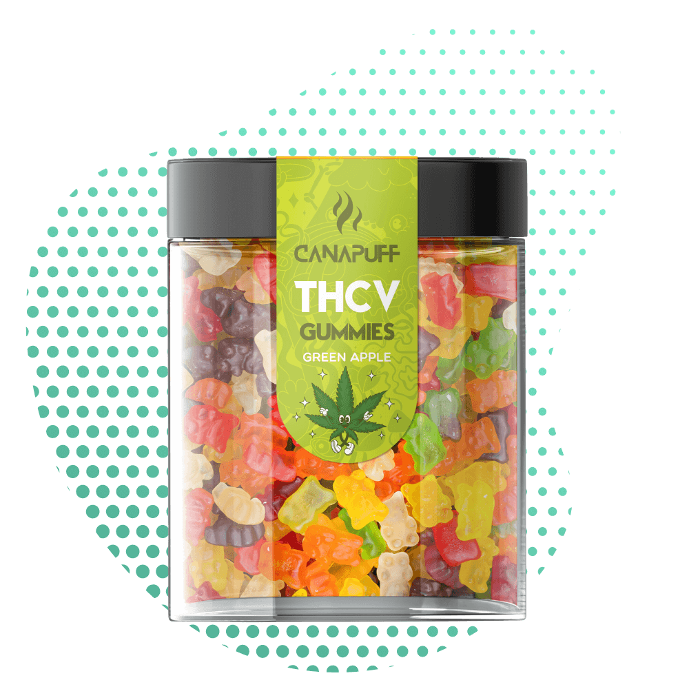 Canapuff THCv Gummies Green Apple