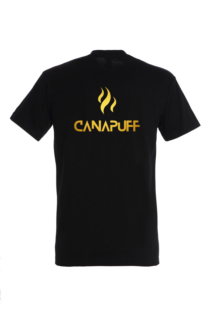 T-shirt Canapuff - złoty błyszczący