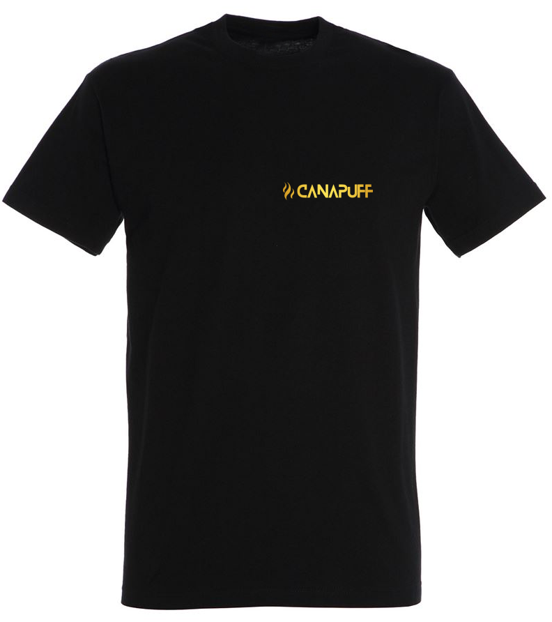 T-shirt Canapuff - złoty