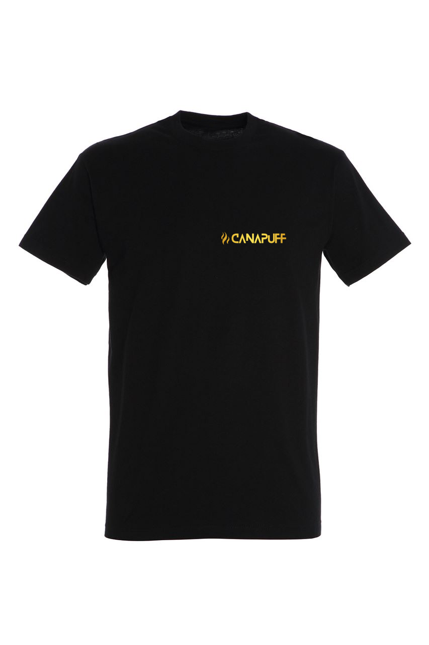 T-shirt Canapuff - zwart